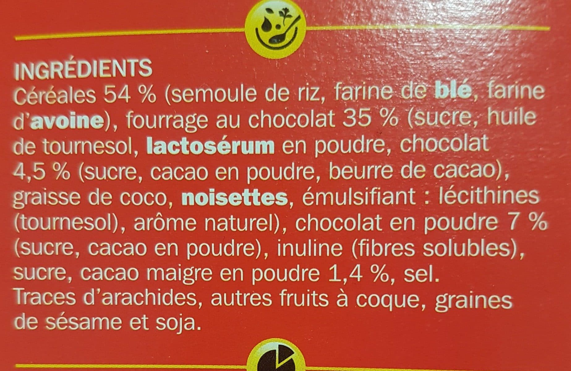 Marque Repère Céréales fourrées tout chocolat packshot