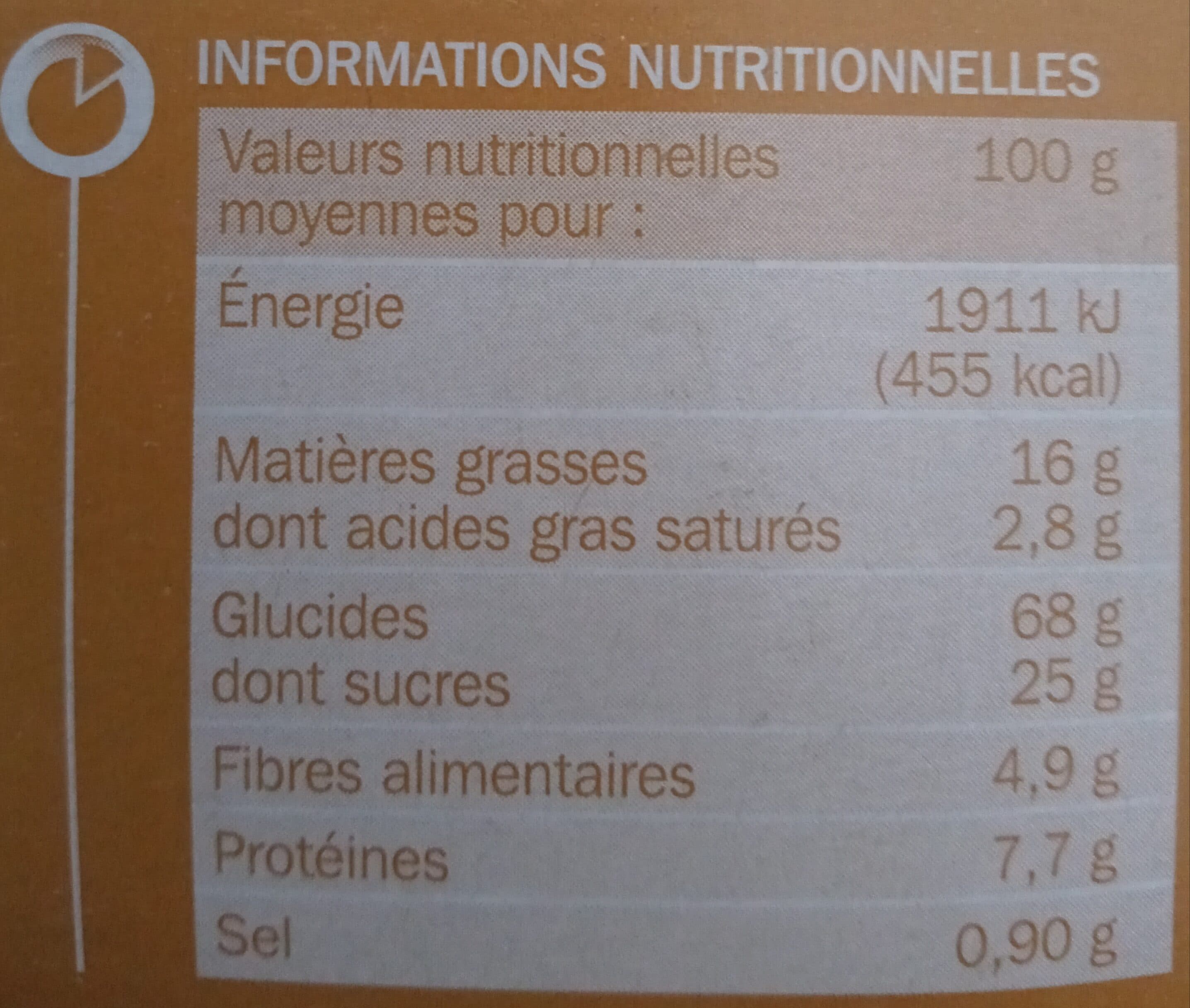 Marque Repère Déli Matin Miel & Pépites de Chocolat packshot