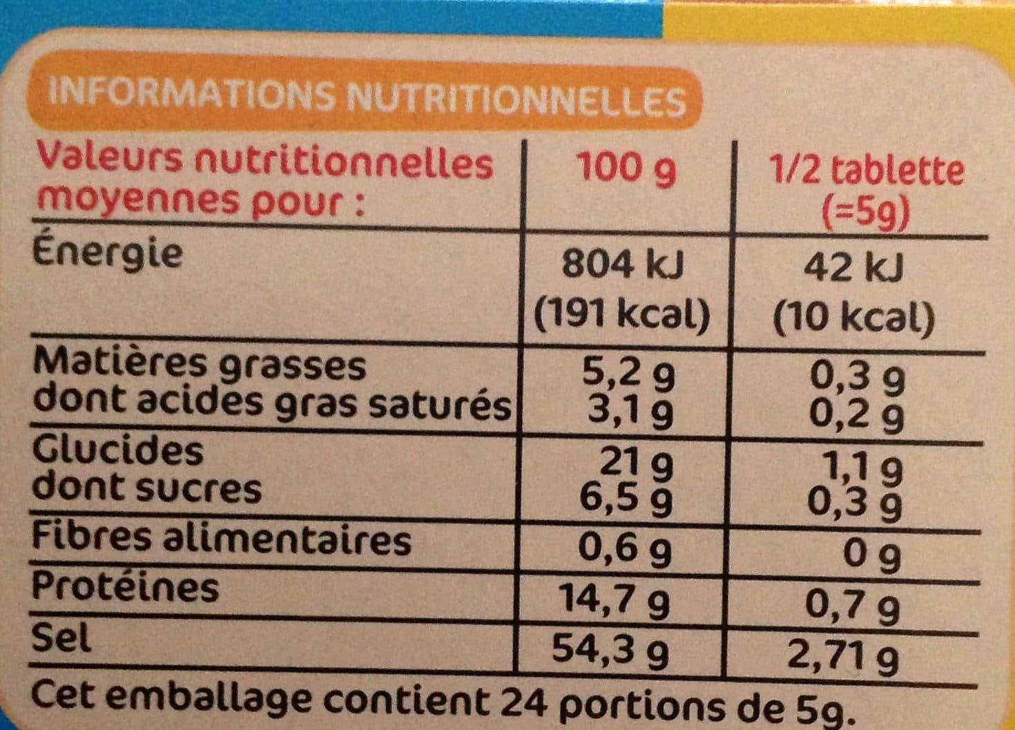 Marque Repère Bouillon de volaille dégraissé 12 x 10 g packshot