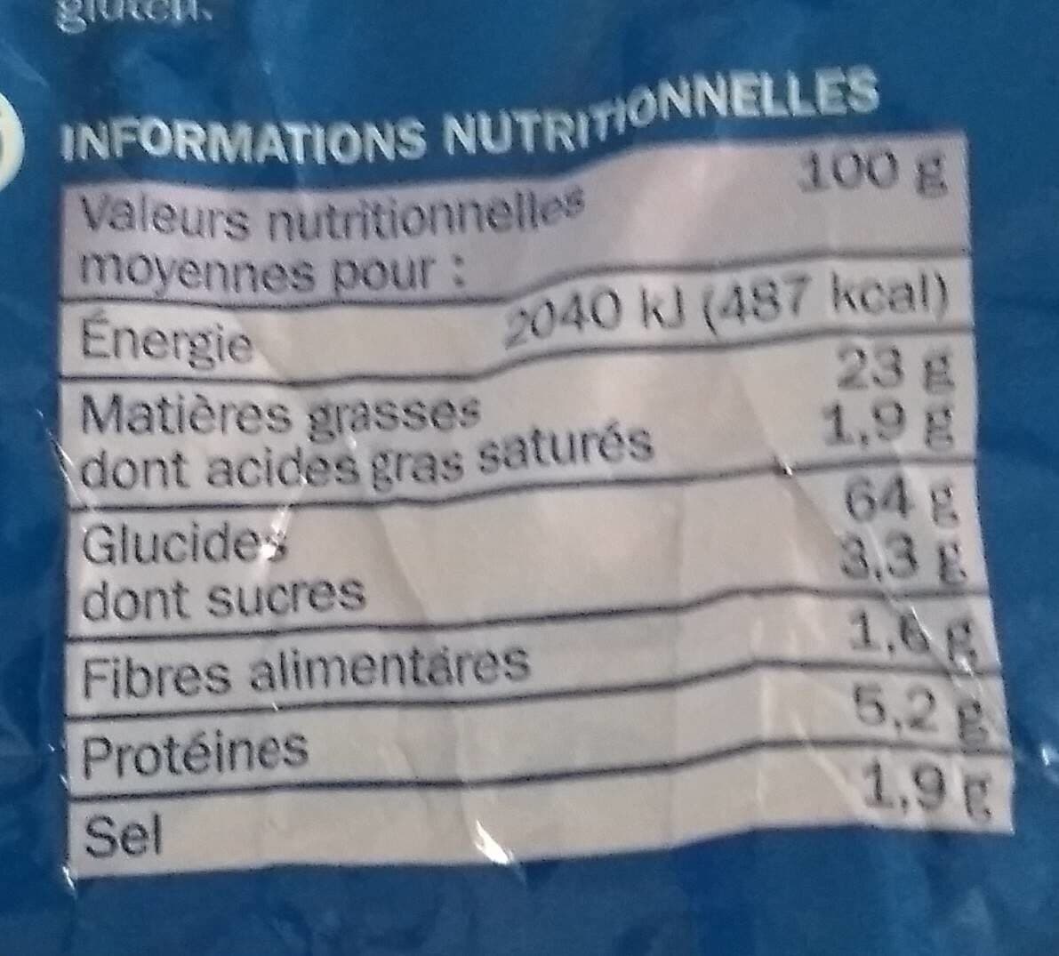 Marque Repère Snacks soufflés tornades nature packshot