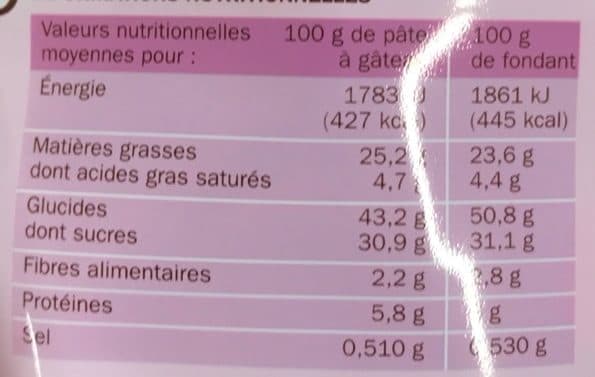 Marque Repère Préparation Fondant Chocolat packshot