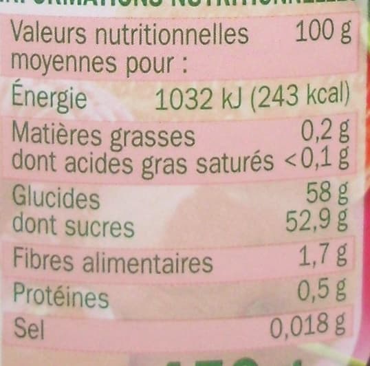 Marque Repère Confiture 4 fruits rouges packshot