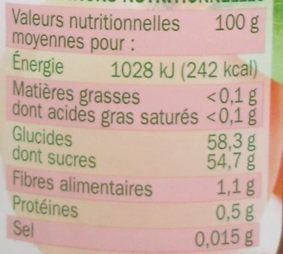 Marque Repère Confiture abricots packshot