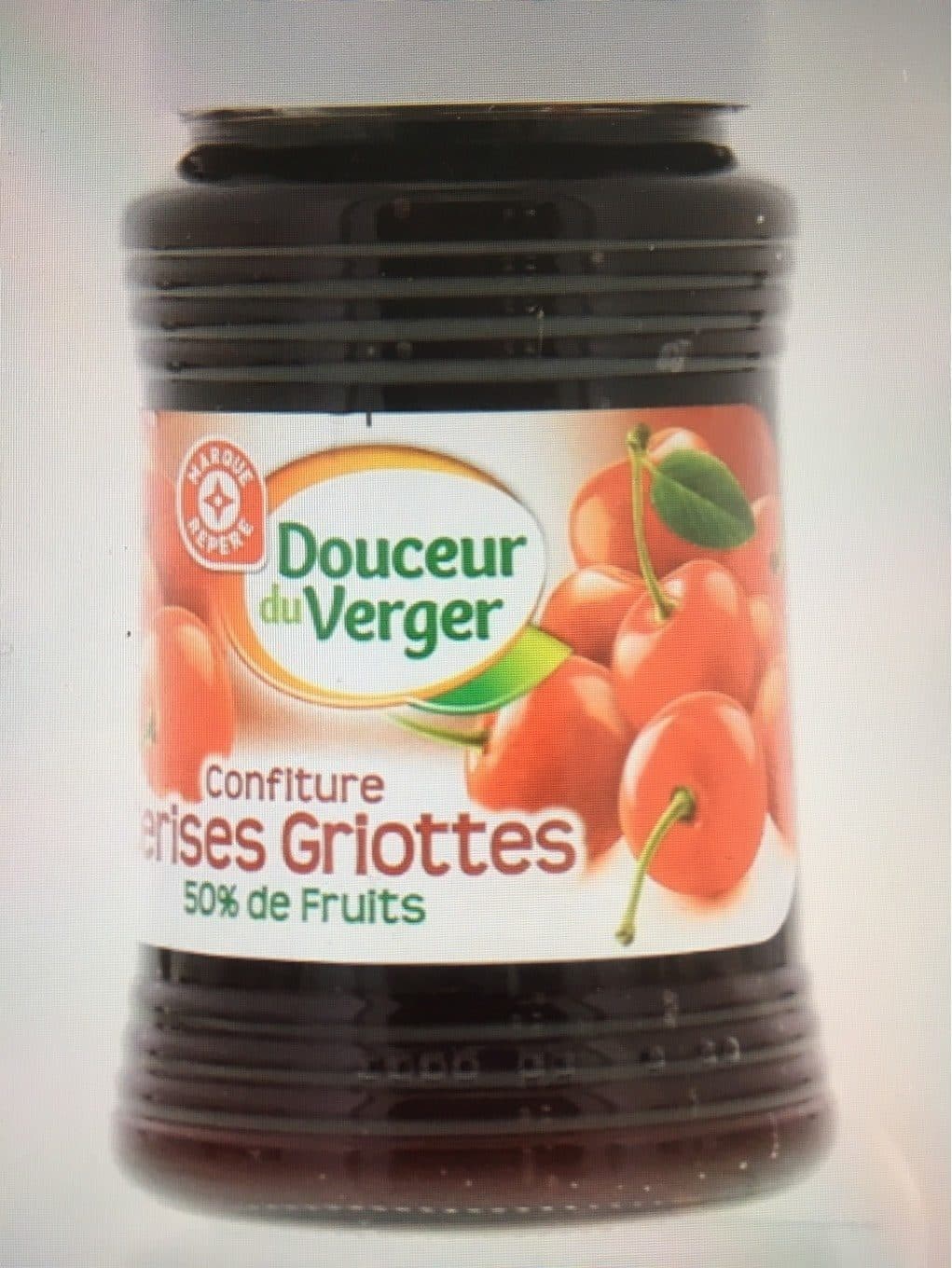 Marque Repère Confiture Cerises Griottes packshot