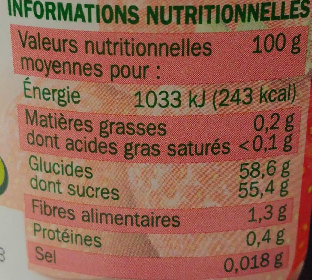 Marque Repère Confiture fraise packshot