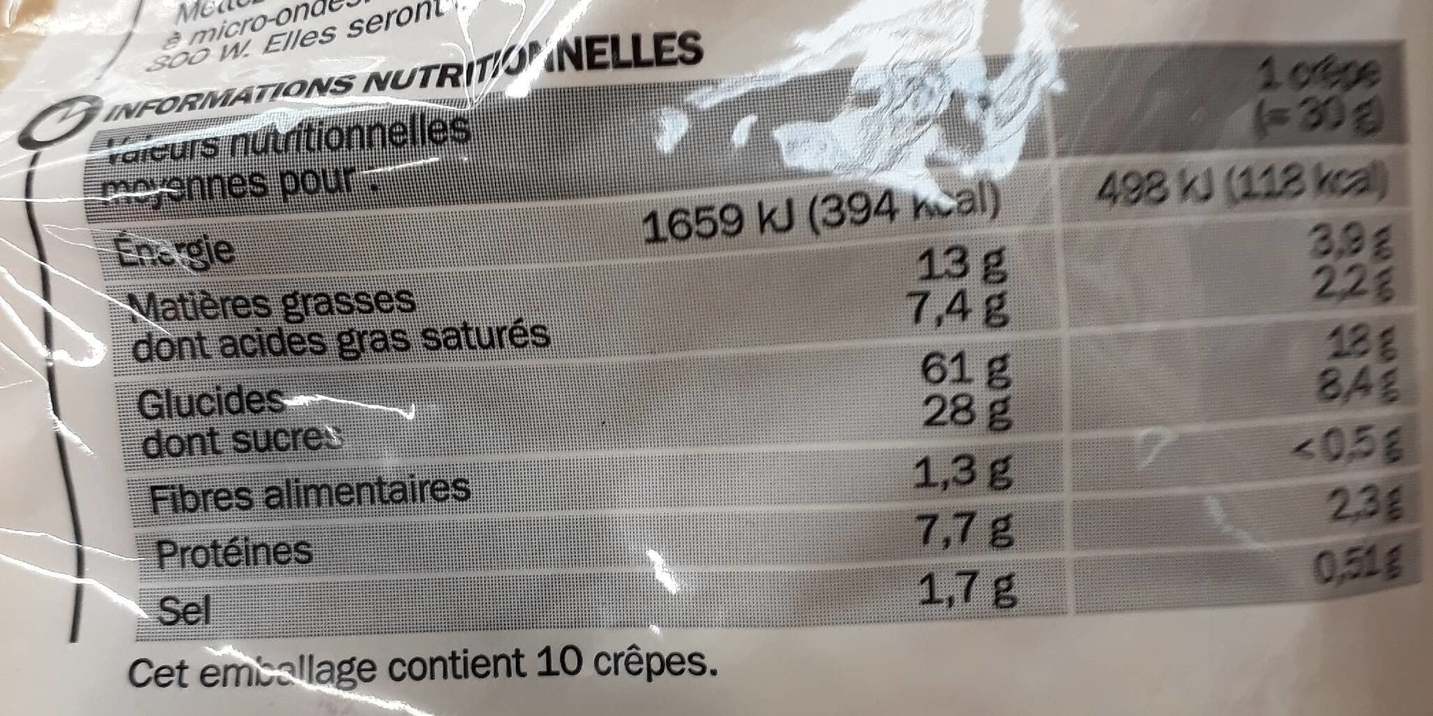 Marque Repère La crêpe packshot