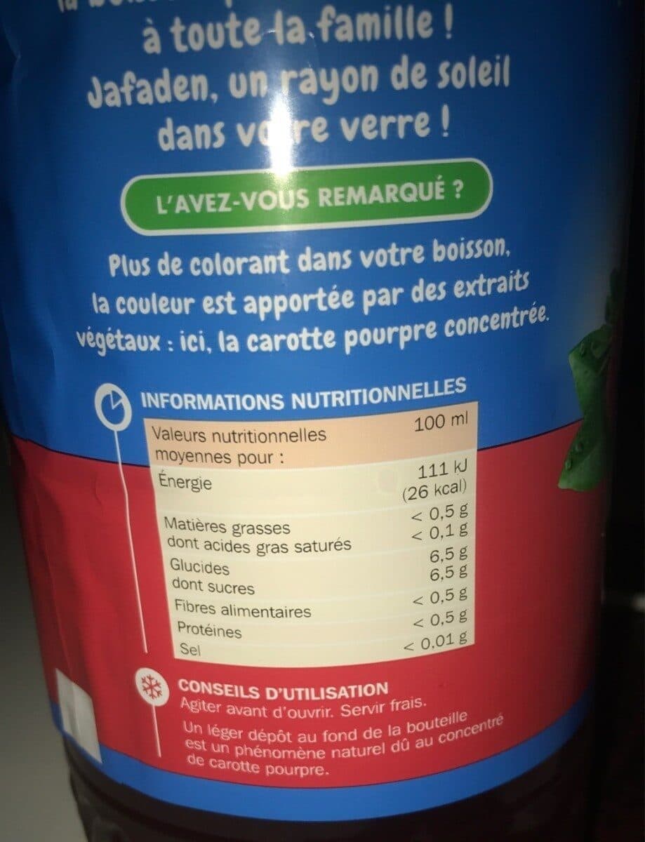Marque Repère Boisson fraise framboise packshot