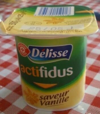 Délisse Lait fermenté au bifidus saveur vanille packshot