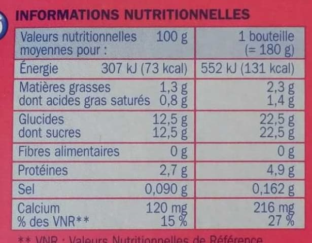 Délisse Yaourts à boire packshot