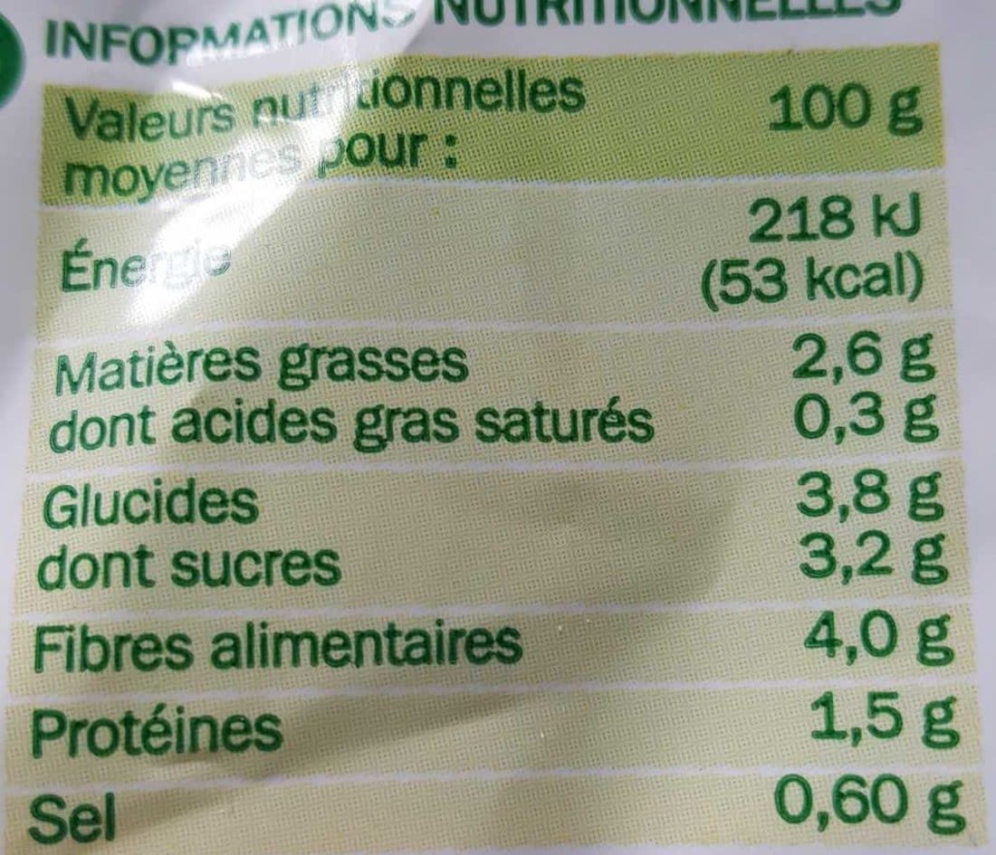 Marque Repère Légumes vapeurs du jardin packshot