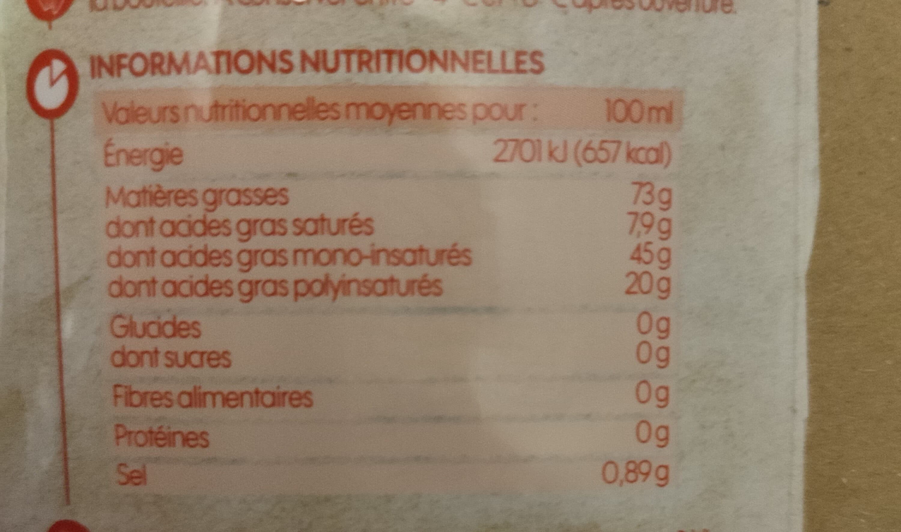 Marque Repère Liquide végétal pour cuisson packshot
