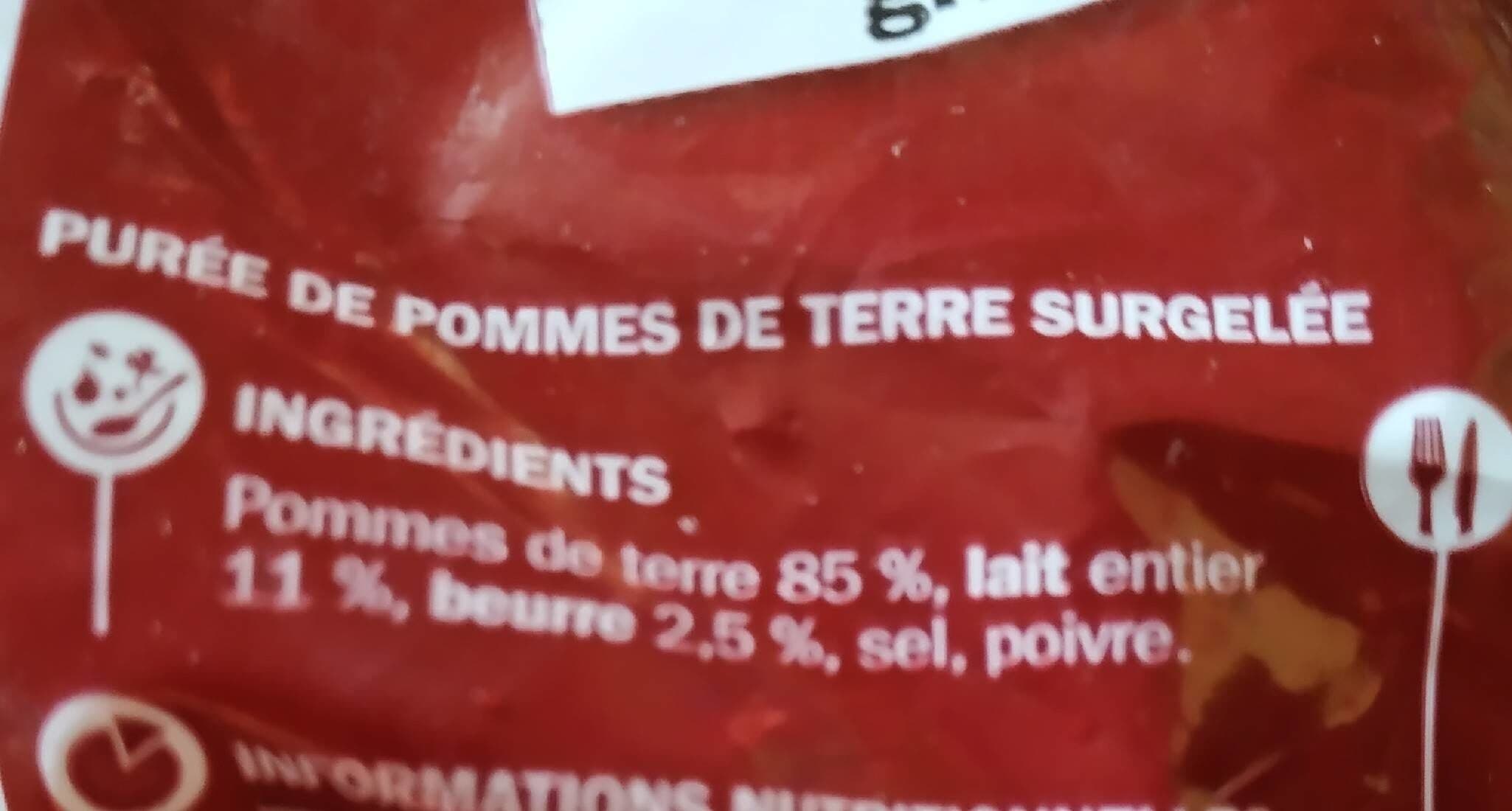 Marque Repère Purée Surgelée Pom'lisse, Pommes De Terre packshot