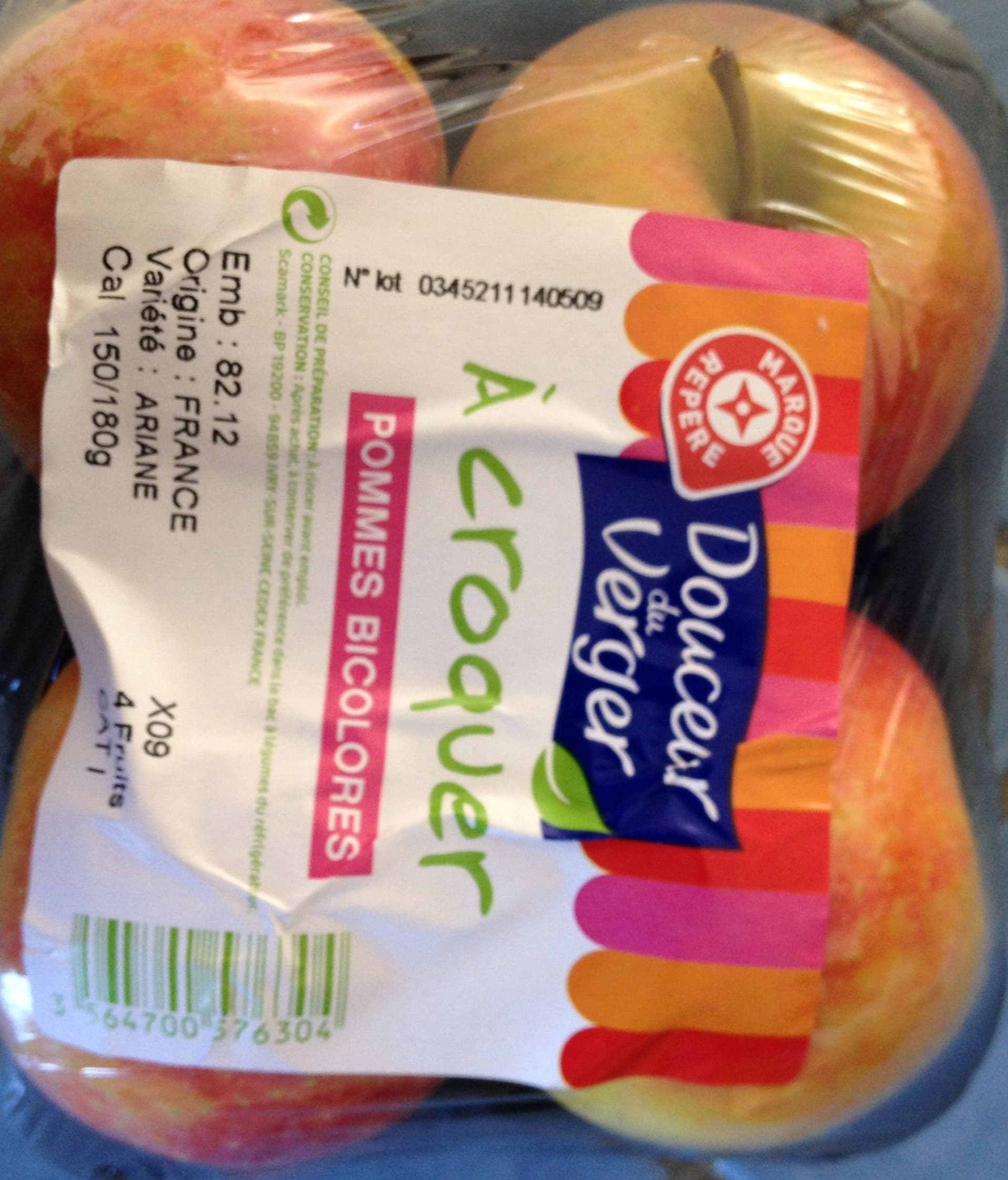 Marque Repère Pommes à croquer packshot