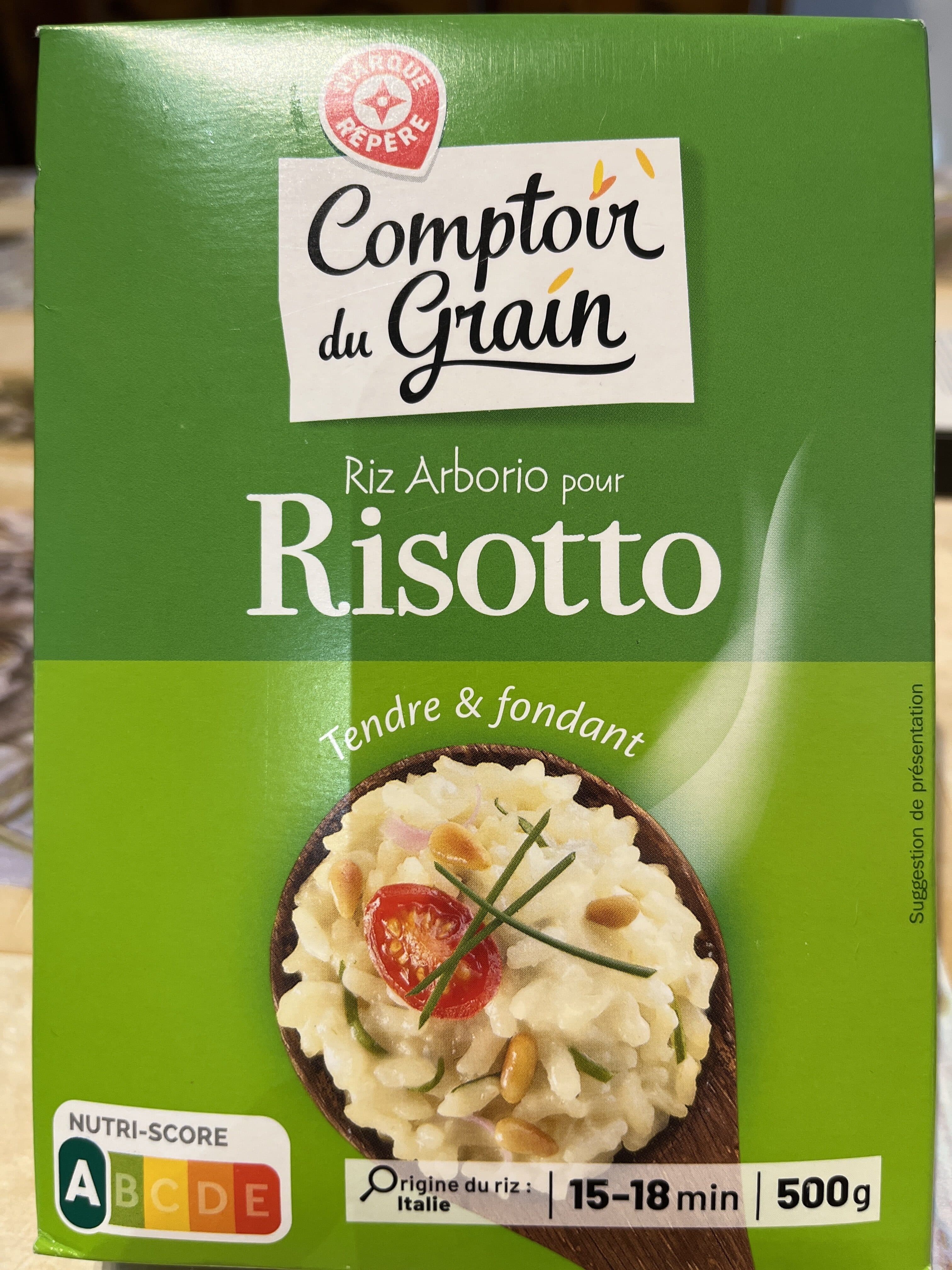 Marque Repère Riz arborio pour risotto packshot