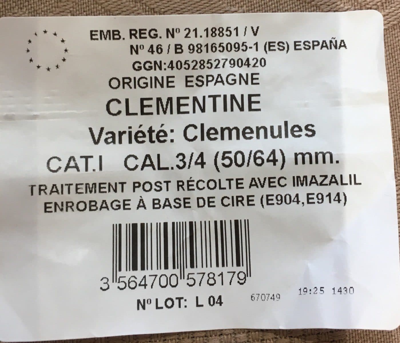 Marque Repère Clémentines Douceur du Verger A déguster packshot