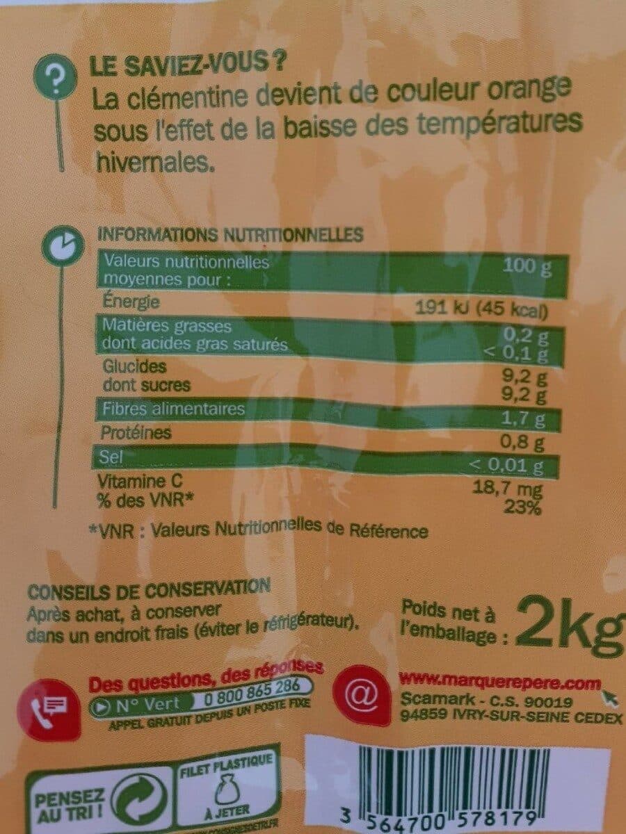 Marque Repère Clémentines Douceur du Verger A déguster packshot