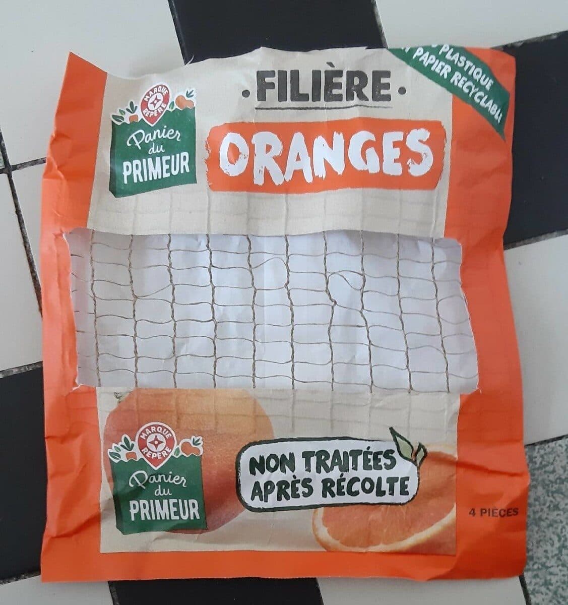 Douceur du verger Orange panier du primeur packshot