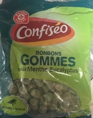 Marque Repère Bonbons gommes acacia menthe eucalyptus - sachet packshot