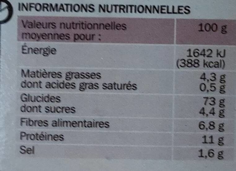 Marque Repère Pains grillés Blé complet packshot