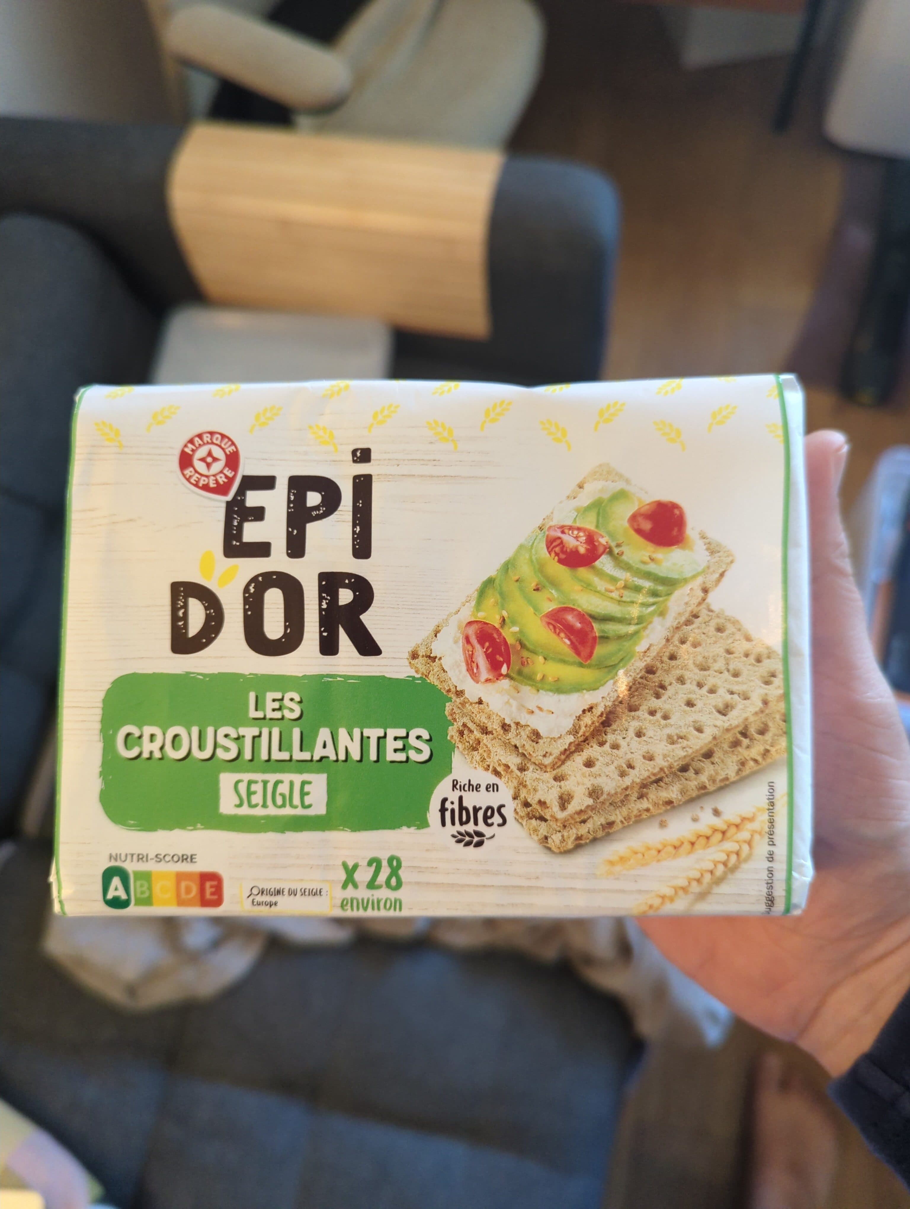 EPI D\'OR Les croustillantes Seigle packshot