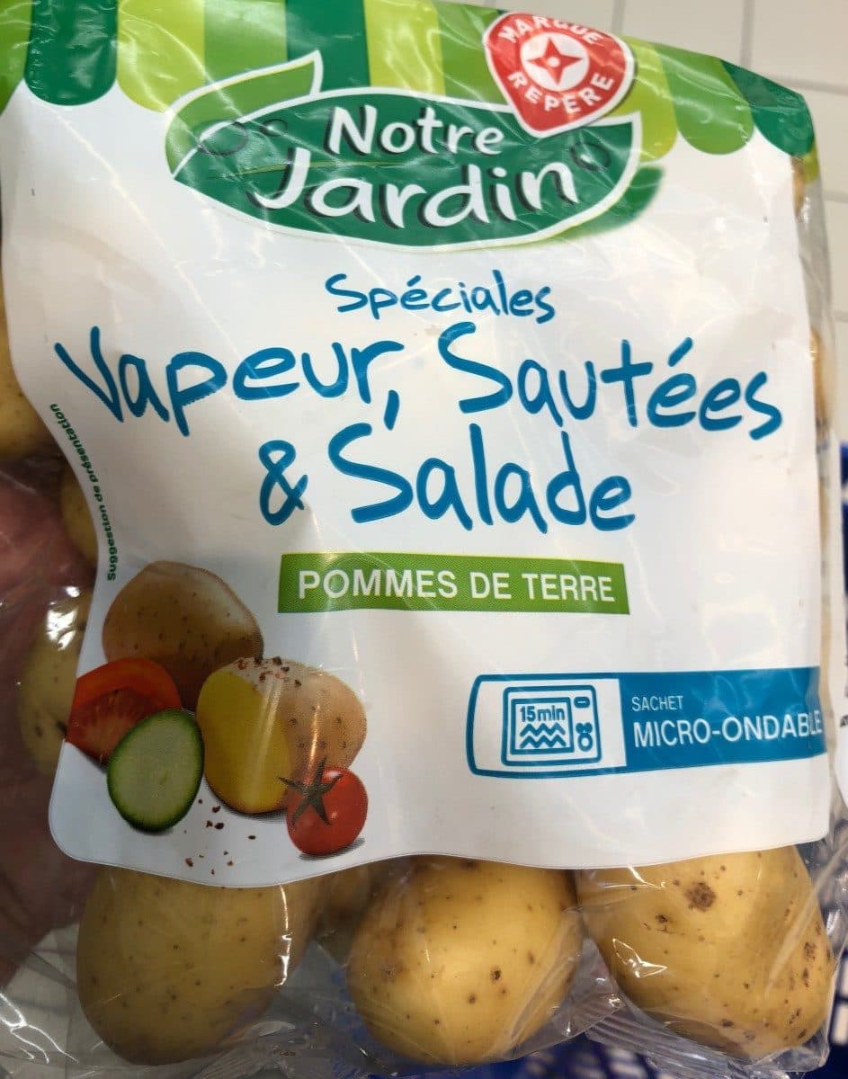 Marque Repère Notre jardin - Pommes de terre spéciales vapeur, sautées & salade packshot