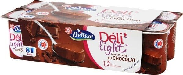 Délisse Spécialité édulcorée saveur chocolat déli'light packshot