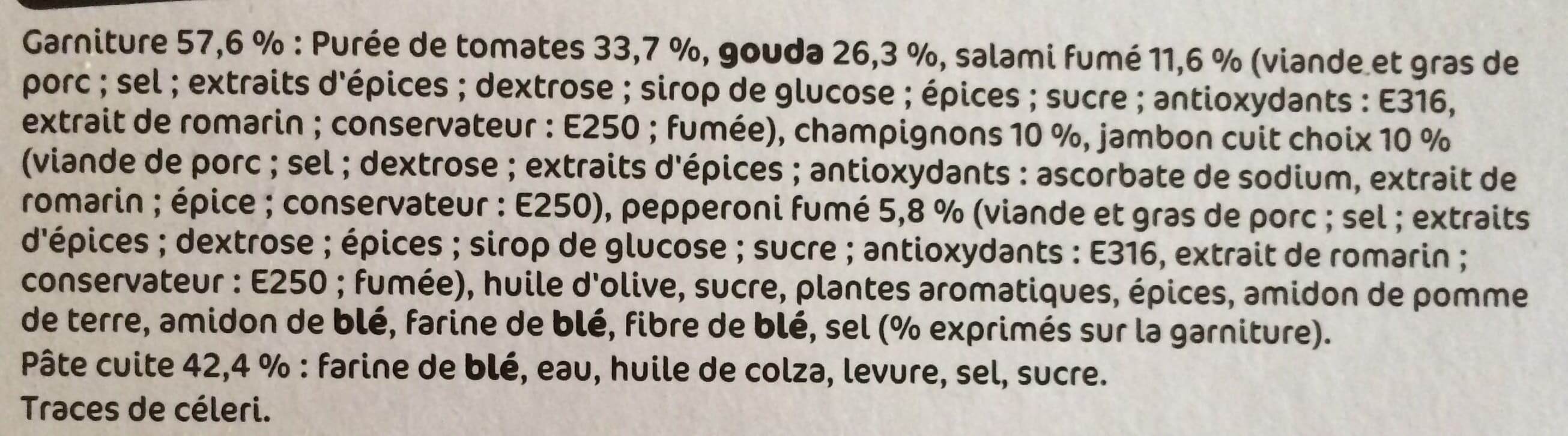 Marque Repère Pizza Merveillosa spéciale packshot
