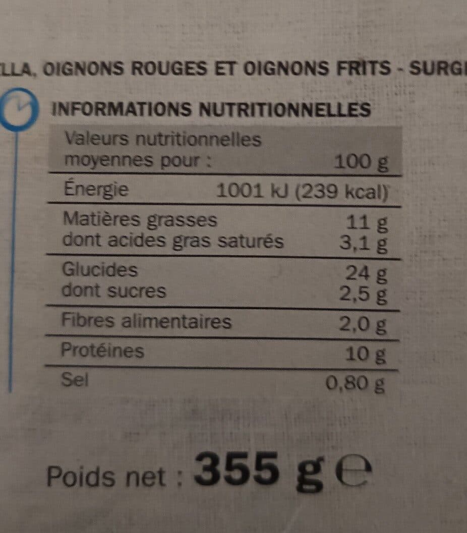 Marque Repère Pizza thon packshot