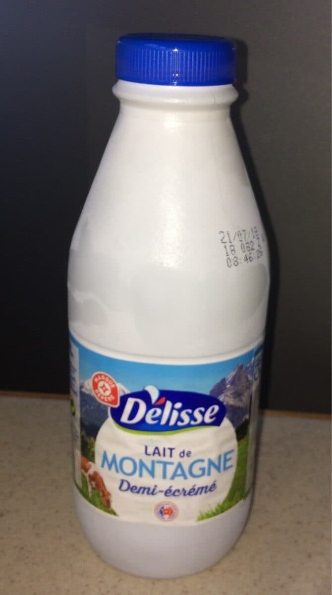 Délisse Lait de Montagne demi-écrémé packshot
