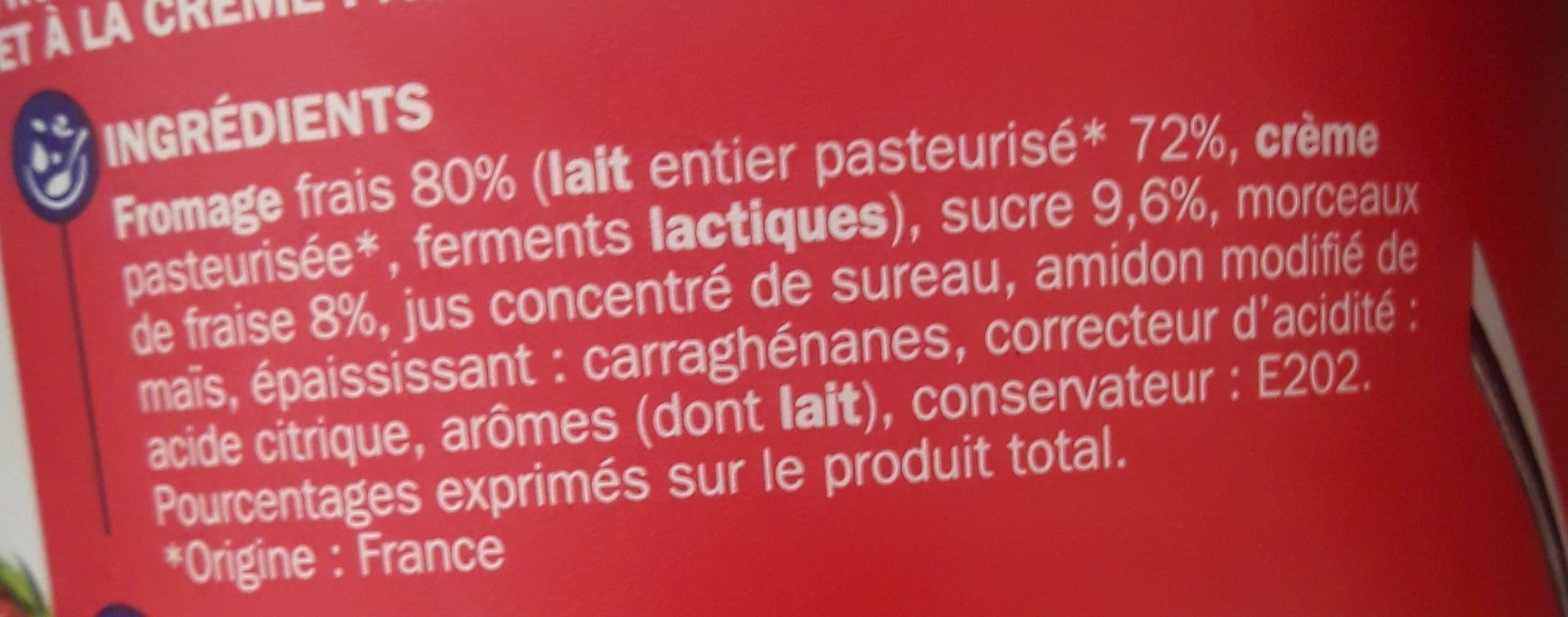 Délisse Fromage blanc fraises packshot