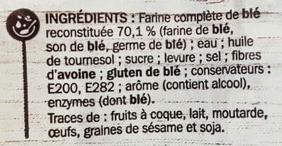 Epi D'Or Pain de mie Grandes tranches Complet packshot