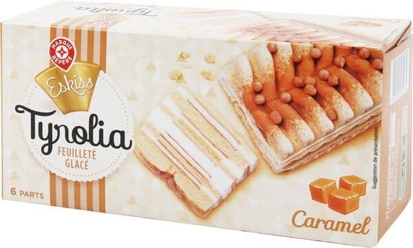 Marque Repère Glace Tyrolia caramel biscuit packshot