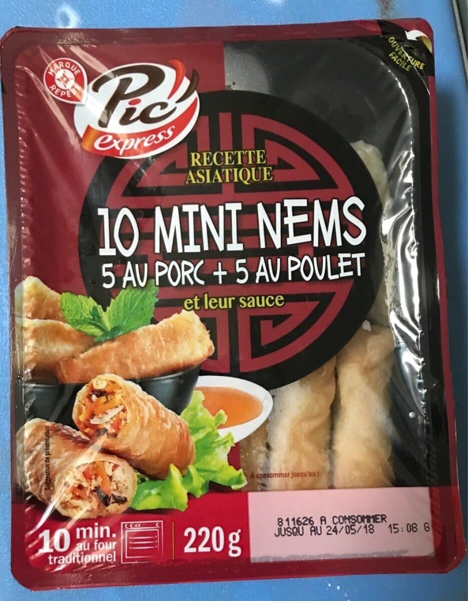 Marque Repère Mini Nems Porc et Volaille packshot