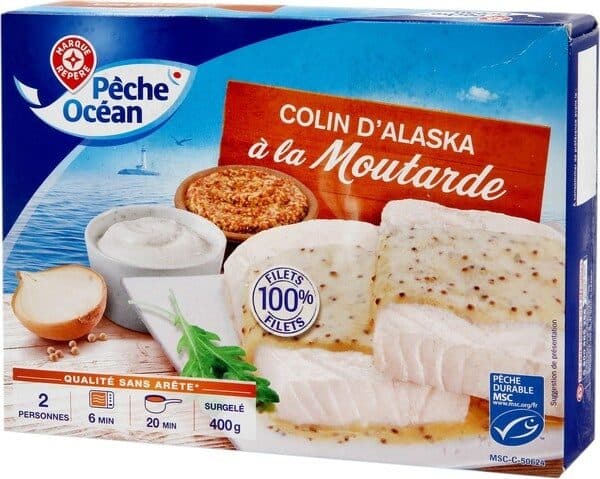 Marque Repère Colin d'Alaska à la moutarde packshot