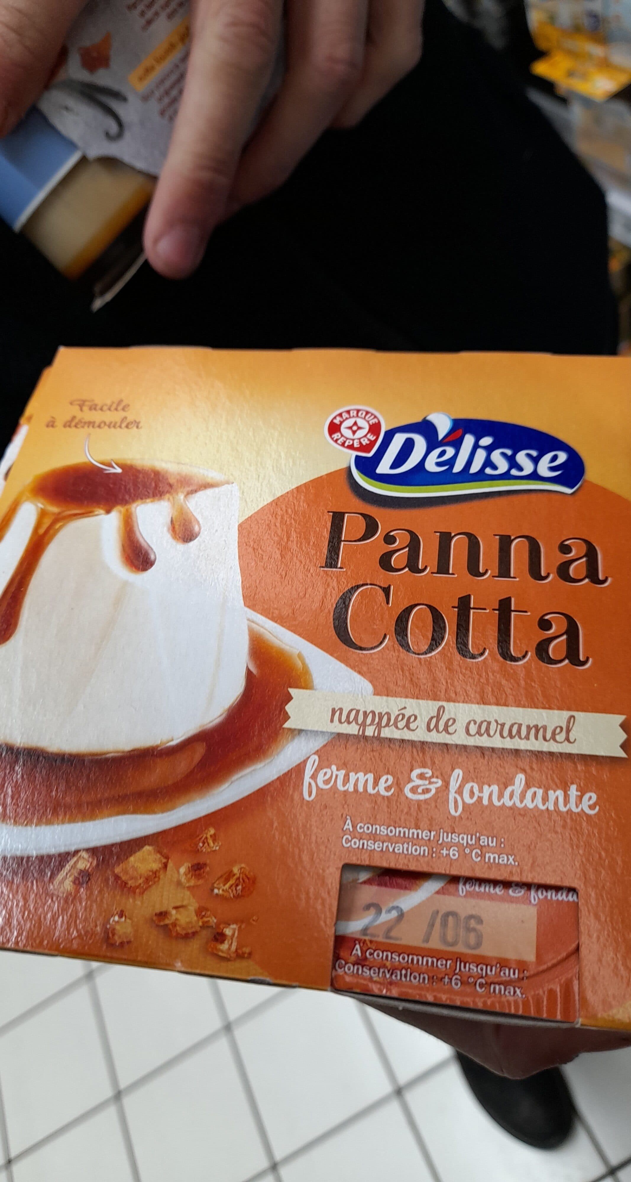 Délisse Panna cotta caramel x 4 packshot