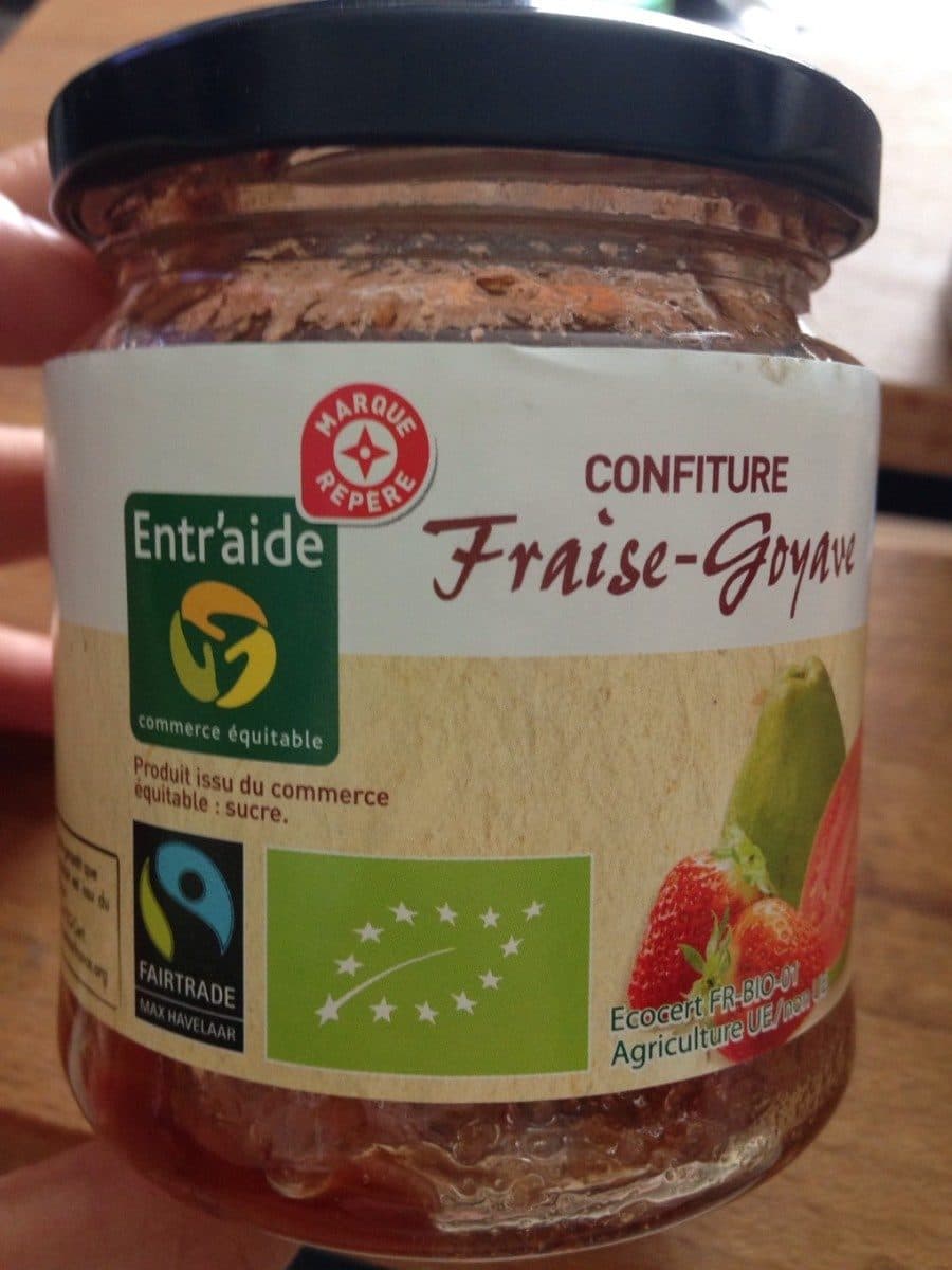 Entr'aide Confiture fraise-goyave packshot