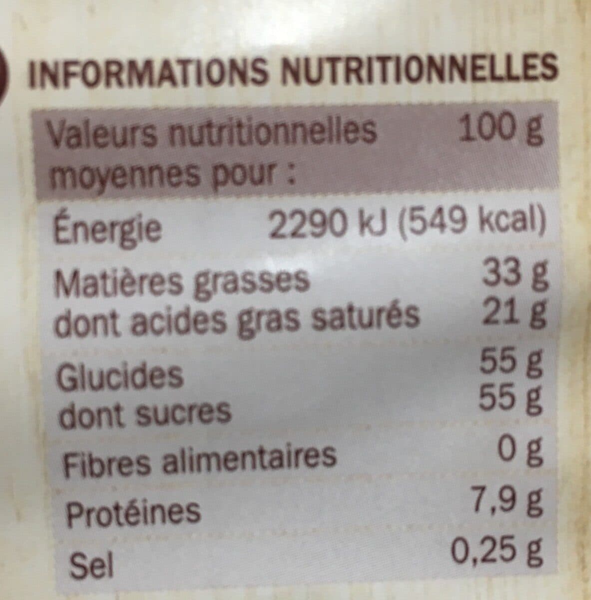 Marque Repère Chocolat blanc pâtissier packshot