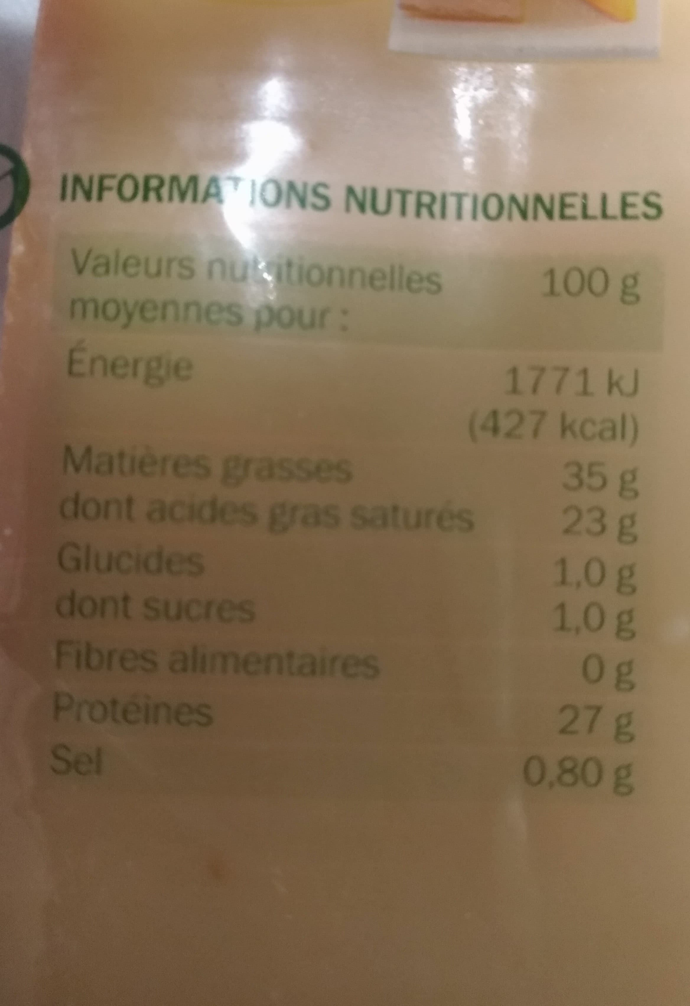 Marque Repère Comté au lait cru 32 % Mat. Gr. packshot