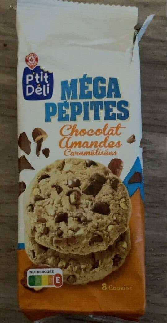 Marque Repère Mega pepites chocolat amendes caramelisees packshot