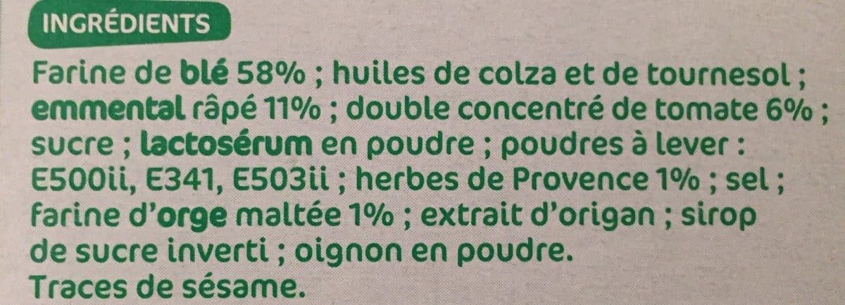 Marque Repère Crackers mini pizza packshot