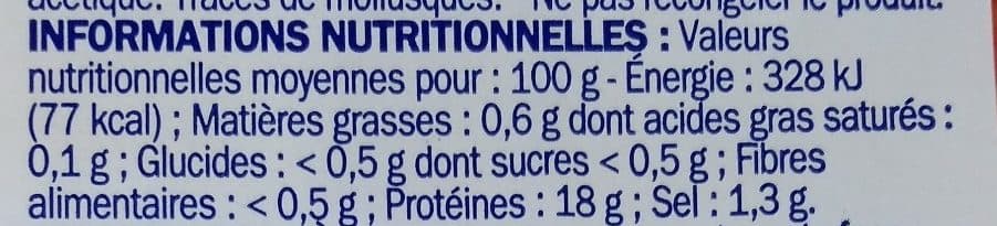 Marque Repère Queues D'écrevisses Cuites Et Décortiquées packshot