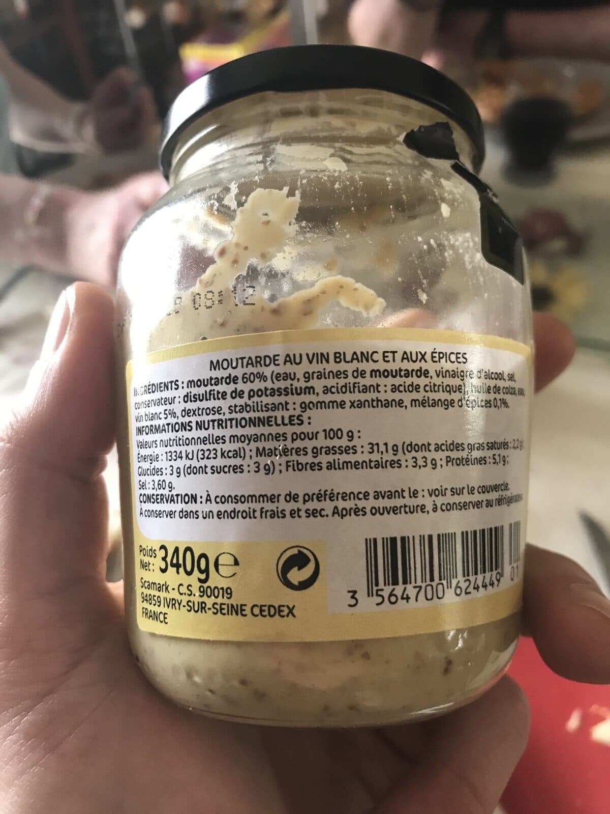 Marque Repère Moutarde gourmande Rustica packshot