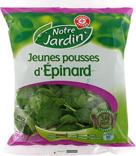 Marque Repère Jeunes Pousses d'épinard packshot