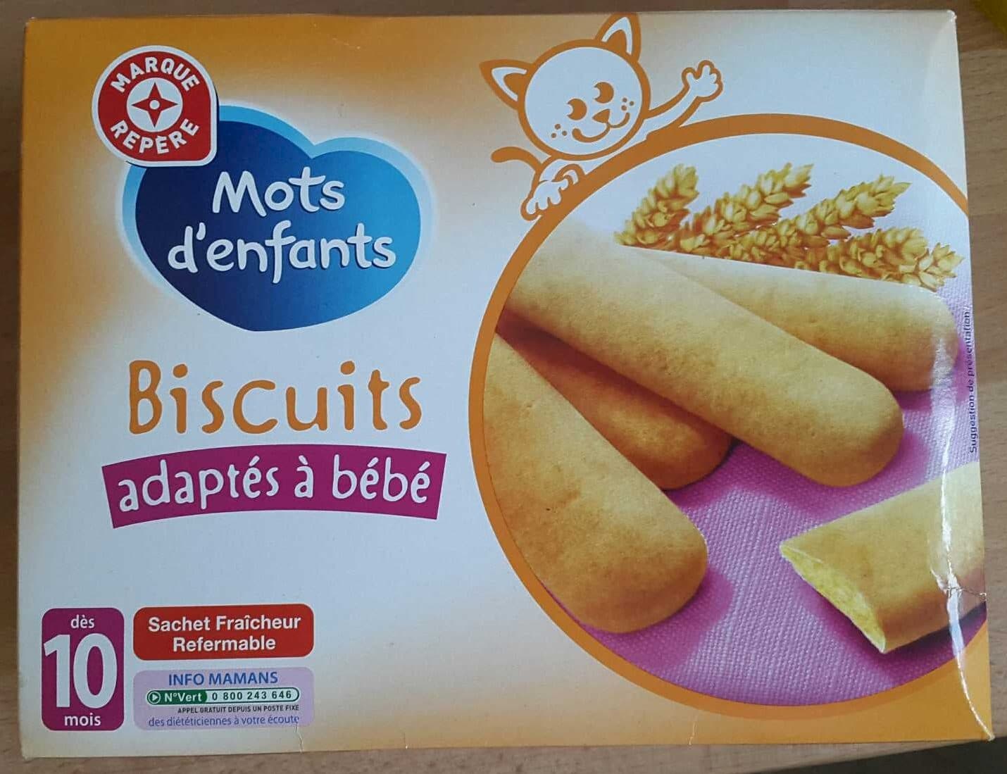 Marque Repère Biscuits adaptés à bébé packshot