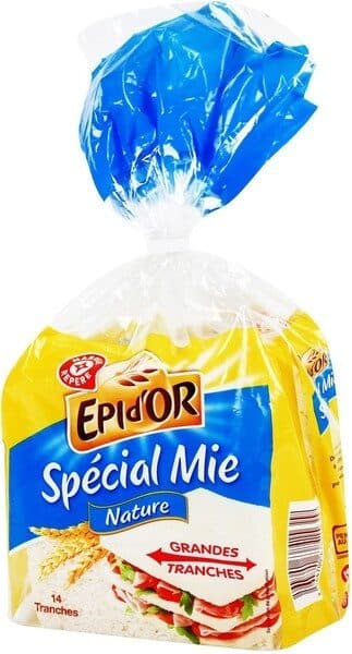 Marque Repère Spécial mie nature grandes tranches x 14 packshot