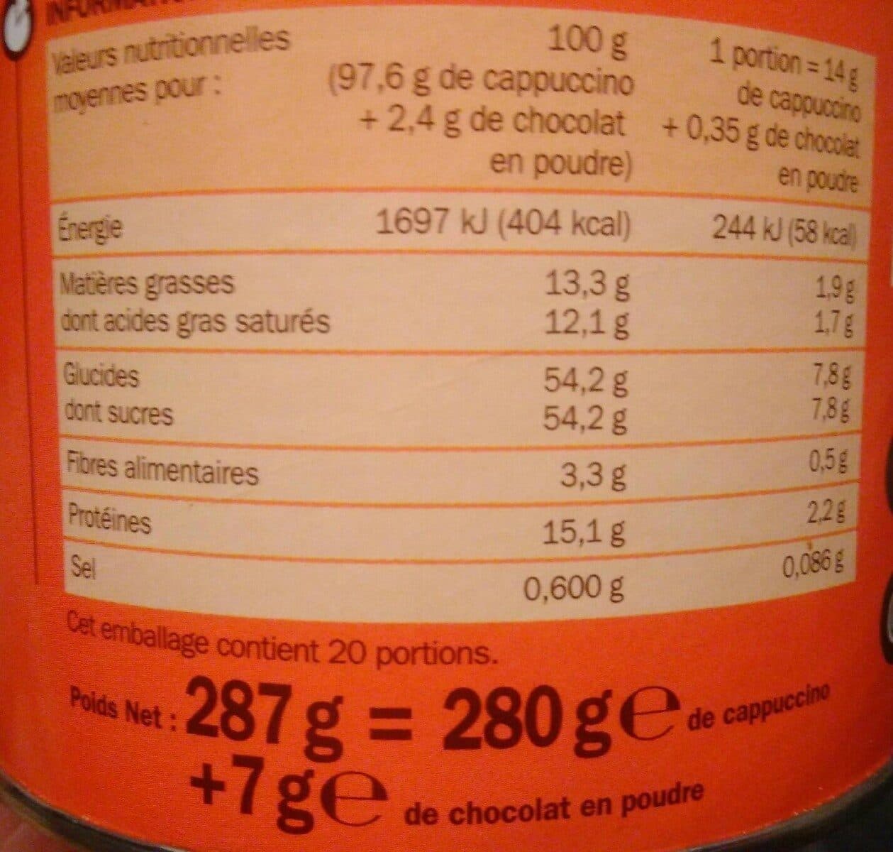 Marque Repère Cappuccino packshot