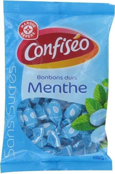 Marque Repère Bonbons sans sucre à la menthe packshot