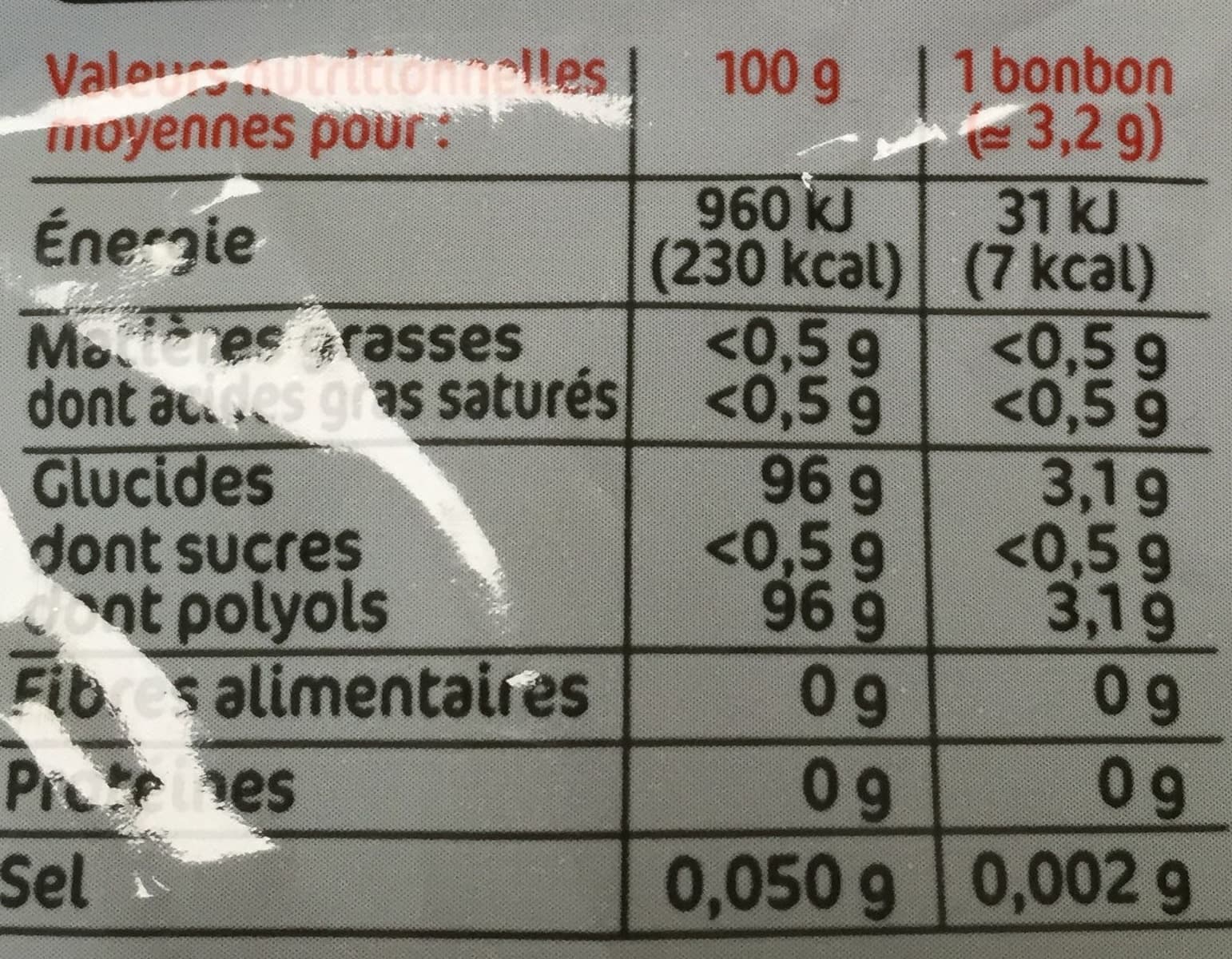 Marque Repère Bonbons sans sucre au réglisse packshot