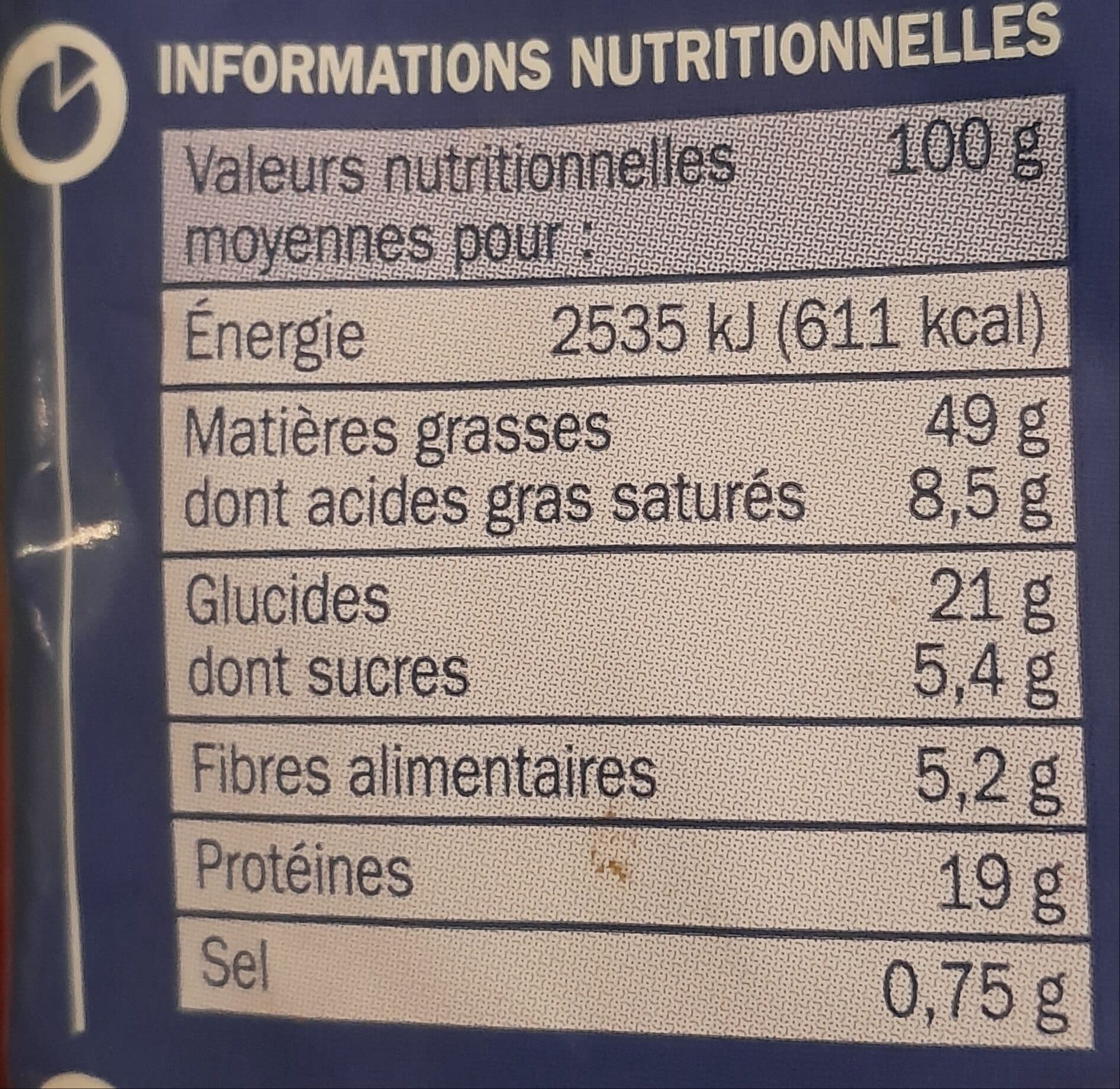 Marque Repère Noix de cajou grillées et salées packshot