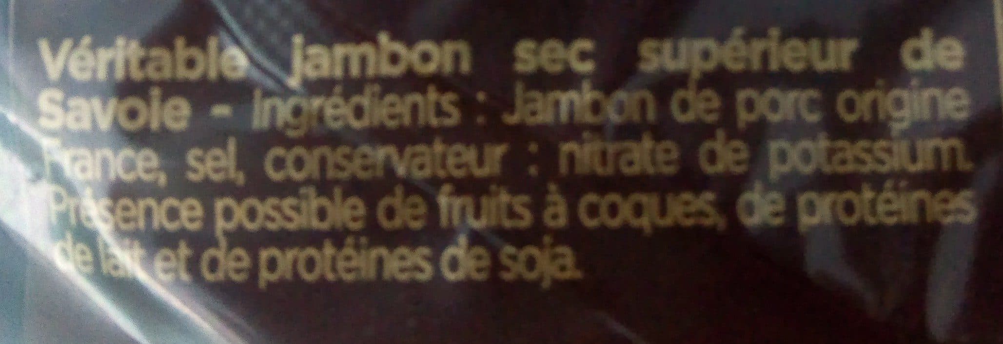 Open Food Facts Véritable jambon de Savoie, les grandes tranches packshot